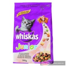 Whiskas száraz macskaeledel 300g junior töltött falat