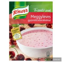 Knorr Frissítő Ízek meggyleves gyümölcsdarabokkal 56g