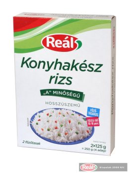 Reál Konyhakész A minőségű főzőtasakos rizs 2x125g