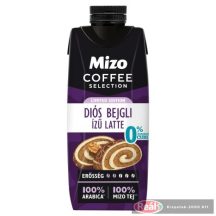   Mizo Coffee Selection Diós bejgli ízű Latte UHT zsírszegény kávés tej édesítőszerekkel 250