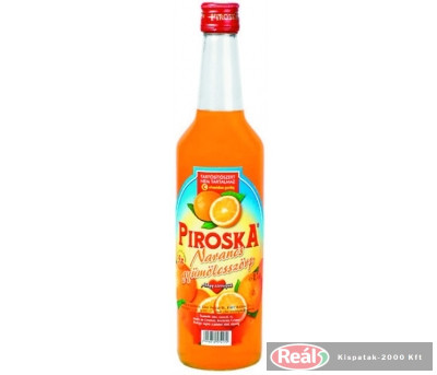 Piroska - sirup s pomarančovou príchuťou 0,7 l