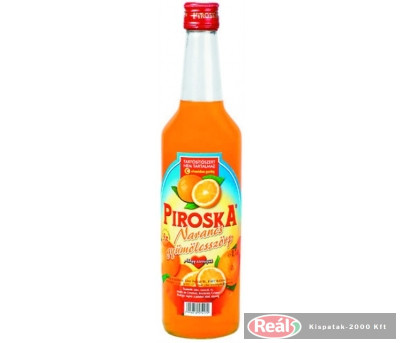 Piroska szörp 0,7l +üv narancs ízű