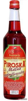 Piroska szörp 0,7l +üv málna ízű