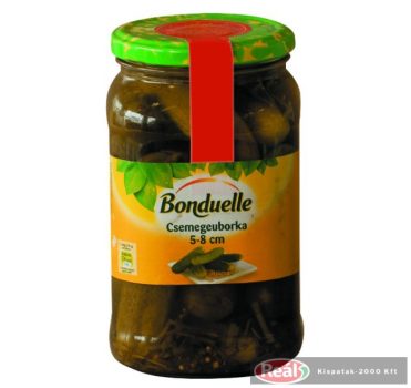 Bonduelle Csemege uborka 5-8cm 750ml 370g üveges