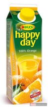 Happy Day gyümölcslé 1l 100% narancs dobozos