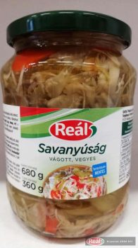 Reál Vegyes vágott savanyúság 720ml/370g üveges