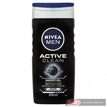 Nivea tusfürdő 250ml men férfi active clean