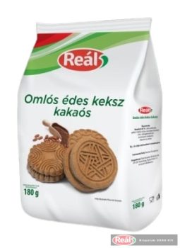 Reál Omlós édes keksz kakaós 180g