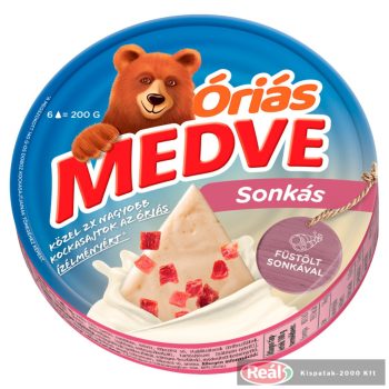 Medve ömlesztett sajt 200g sonkás