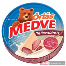 Medve ömlesztett sajt 200g téliszalámis