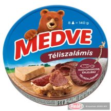 Medve ömlesztett sajt 140g téliszalámis