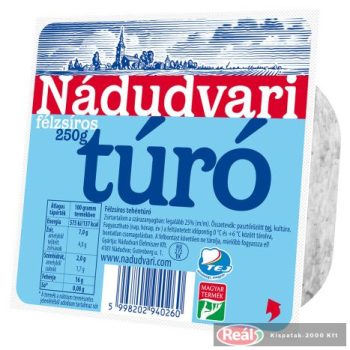 Nádudvari tvaroh 25% polotučný 250g