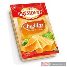 President szeletelt cheddar sajt 100g