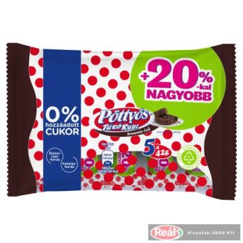 Pöttyös túrórudi 5*42g brownie 0% hozzáadott cukorral