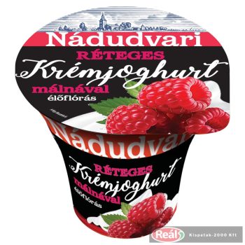 Nádudvari réteges krémjoghurt 180g málna