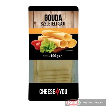 MKV/Cheese4you gouda sajt 100g szeletelt