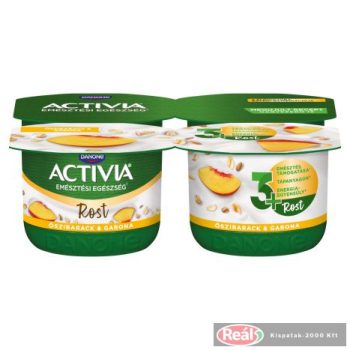 Danone Activia 4*120g gabona-őszibarack