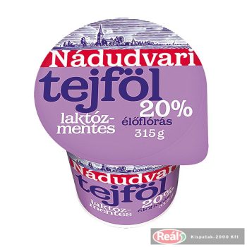 Nádudvari tejföl laktózmentes 315g 20%