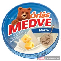 Medve Óriás 200g natúr dobozos sajt/8cikkes